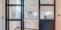Neuilly sur seine appartement architecture d'intérieure verrière sous bassement