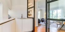Neuilly sur seine appartement architecture d'intérieure verrière sous bassement