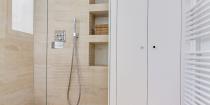 Neuilly sur seine appartement architecture d'intérieure salle de bain douche baignoire